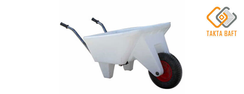 Polyethylene wheelbarrow