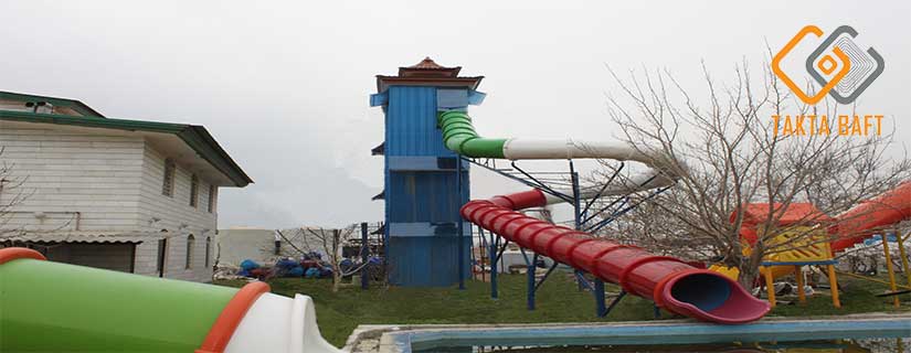 Polyethylene tunnel water slide